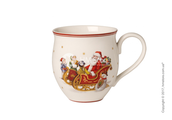 Чашка Villeroy & Boch коллекция Toy’s Delight, 340 мл, Santa's Sleigh Ride