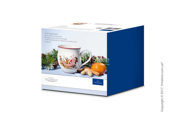 Чашка Villeroy & Boch коллекция Toy’s Delight, 340 мл, Santa's Sleigh Ride