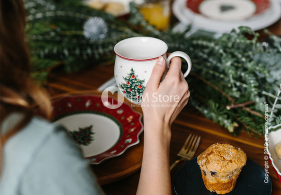 Набор фарфоровой посуды Villeroy & Boch коллекция Toy’s Delight на 2 персоны, 6 предметов, Red