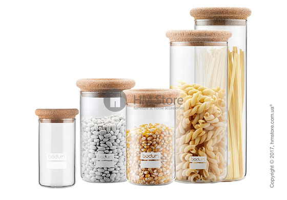 Емкость для сыпучих продуктов Bodum Yohki 2 л, Cork