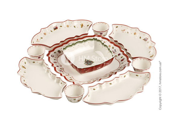 Набор фарфоровой посуды Villeroy & Boch коллекция Toy’s Delight, 10 предметов