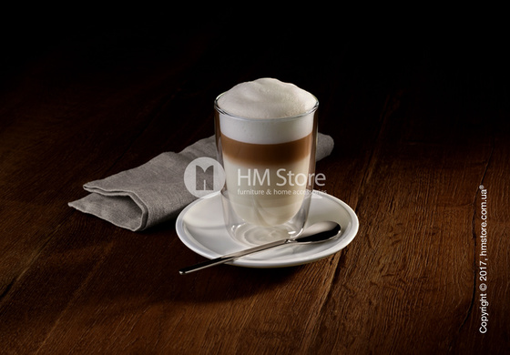 Чашка с блюдцем и ложкой Villeroy & Boch коллекция Coffee Passion, 390 мл