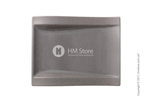 Тарелка столовая мелкая Villeroy & Boch коллекция New Wave Stone, 26х20 см