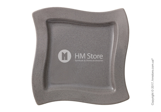 Тарелка столовая мелкая Villeroy & Boch коллекция New Wave Stone, 24х24 см