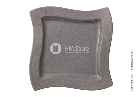 Тарелка столовая мелкая Villeroy & Boch коллекция New Wave Stone, 27х27 см