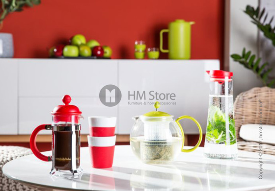 Кофейник френч-пресс Bodum Caffettiera 350 мл, Red