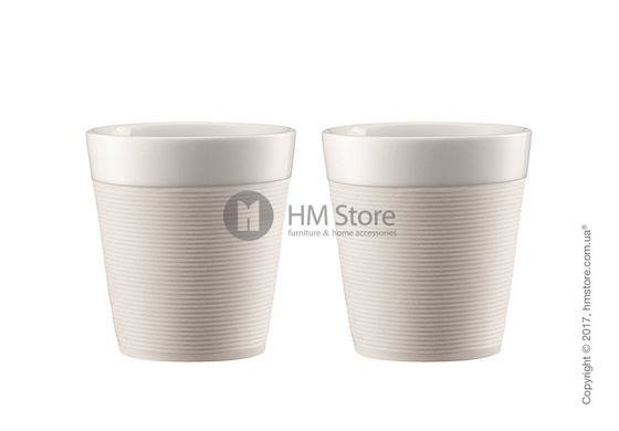 Набор стаканов Bodum Bistro 300 мл на 2 персоны, White Набор стаканов Bodum Bistro 300 мл на 2 персоны, White