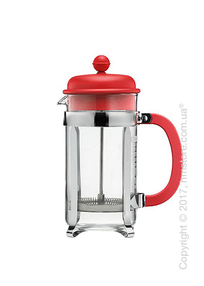 Кофейник френч-пресс Bodum Caffettiera 1 л, Red
