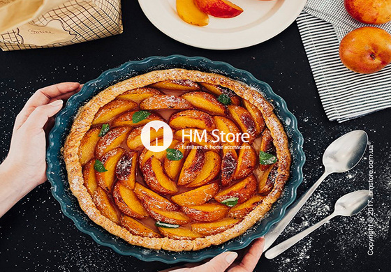 Форма для выпечки круглая 24 x 24 см Emile Henry Ovenware, Blue Flame