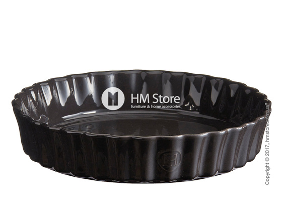 Форма для выпечки круглая 24 x 24 см Emile Henry Ovenware, Charcoal
