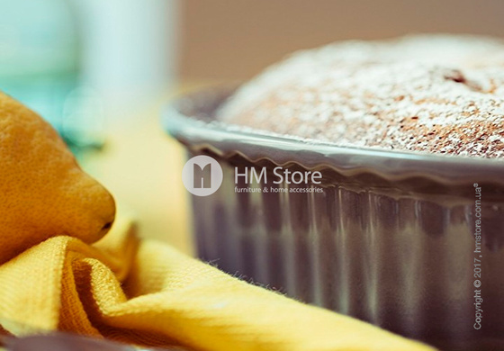 Форма для выпечки круглая 24 x 24 см Emile Henry Ovenware, Charcoal