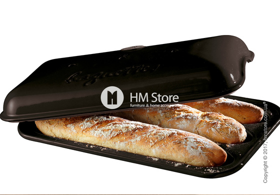 Форма для багета Emile Henry Specialized Cooking, Charcoal