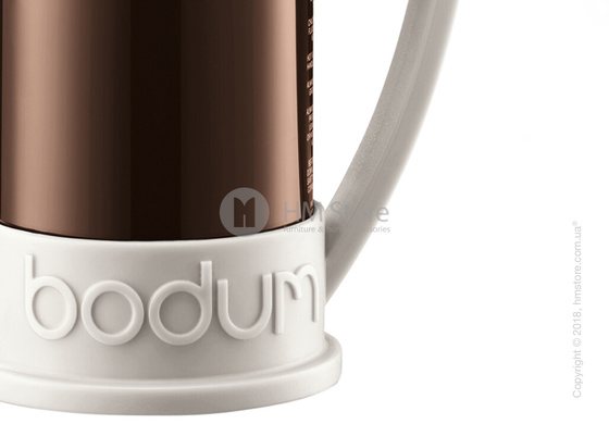 Кофейник френч-пресс Bodum Brazil 1 л, White