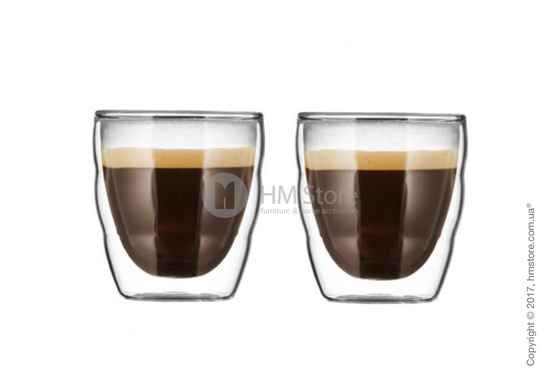  Набор термостаканов Bodum Pilatus 80 мл, на 2 персоны