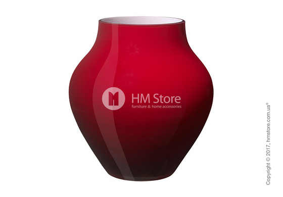 Ваза Villeroy & Boch коллекция Oronda, 21 см, Deep Cherry