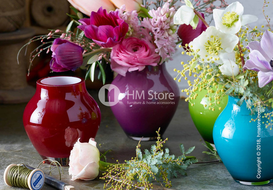 Ваза Villeroy & Boch коллекция Oronda, 17 см, Deep Cherry