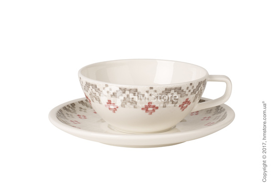 Чашка с блюдцем Villeroy & Boch коллекция Artesano Montagne, 240 мл