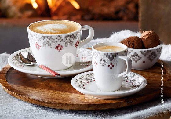 Чашка с блюдцем Villeroy & Boch коллекция Artesano Montagne, 250 мл