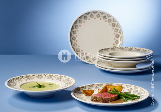 Набор фарфоровой посуды Villeroy & Boch коллекция Artesano Montagne на 4 персоны, 8 предметов