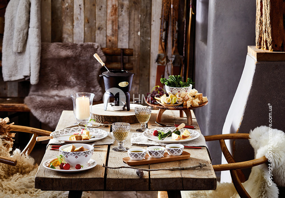 Набор фарфоровой посуды Villeroy & Boch коллекция Artesano Montagne на 4 персоны, 8 предметов