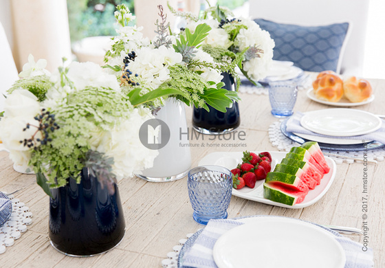 Ваза Villeroy & Boch коллекция Numa, 34 см, Midnight Sky