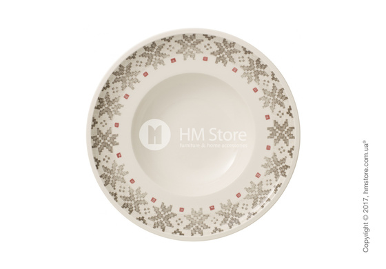 Тарелка столовая глубокая Villeroy & Boch коллекция Artesano Montagne, 25 см