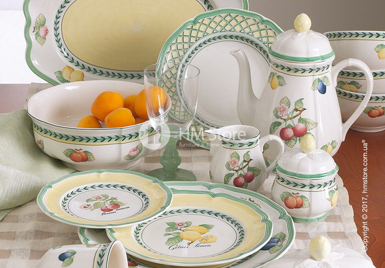 Тарелка столовая мелкая Villeroy & Boch коллекция French Garden Orange, 26 см