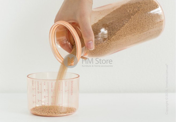 Емкость для хранения сыпучих продуктов Brabantia Storage Jar With Measuring Cup, 1,3 л, Pink Емкость для хранения сыпучих продуктов Brabantia Storage Jar With Measuring Cup, 1,3 л, Pink