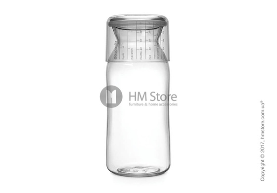 Емкость для хранения сыпучих продуктов Brabantia Storage Jar With Measuring Cup, 1,3 л, Transparent