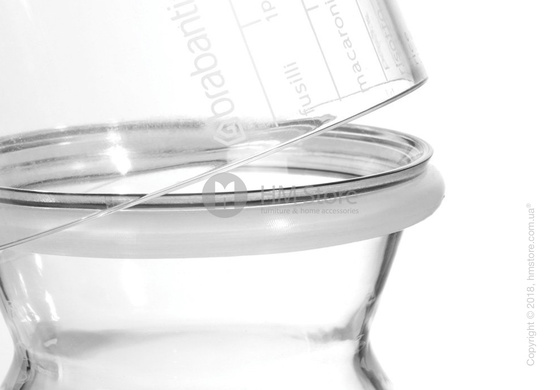 Емкость для хранения сыпучих продуктов Brabantia Storage Jar With Measuring Cup, 1,3 л, Transparent