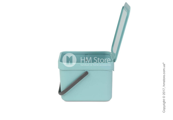 Контейнер для мусора Brabantia Sort & Go, 6 л, Mint