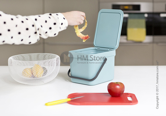 Контейнер для мусора Brabantia Sort & Go, 6 л, Mint