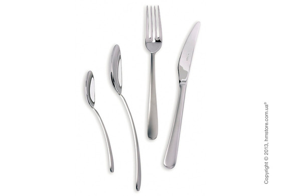 Набор столовых приборов Bugatti Rialto коллекция Shining на 6 персон, 24 предмета