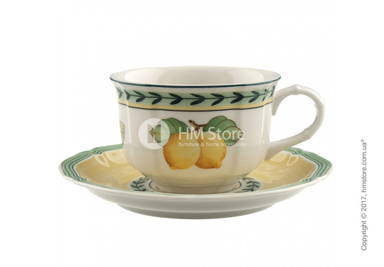Чашка с блюдцем Villeroy & Boch коллекция French Garden Fleurence, 200 мл