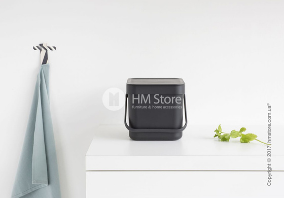 Контейнер для мусора Brabantia Sort & Go, 6 л,  Grey