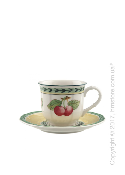 Чашка для эспрессо с блюдцем Villeroy & Boch коллекция French Garden Fleurence, 100 мл