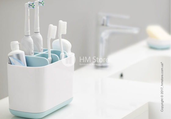 Подставка для зубных щеток Joseph Joseph EasyStore Large, White and Blue
