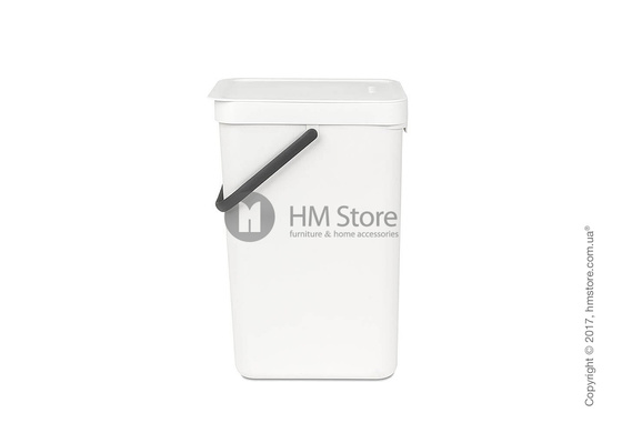 Контейнер для мусора Brabantia Sort & Go, 16 л, White