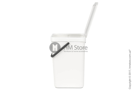 Контейнер для мусора Brabantia Sort & Go, 16 л, White