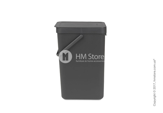Контейнер для мусора Brabantia Sort & Go, 16 л, Grey