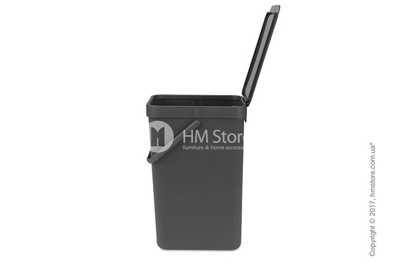 Контейнер для мусора Brabantia Sort & Go, 16 л, Grey