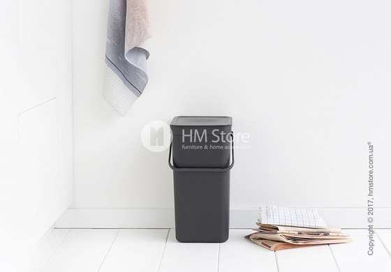 Контейнер для мусора Brabantia Sort & Go, 16 л, Grey Контейнер для мусора Brabantia Sort & Go, 16 л, Grey