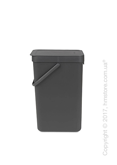 Контейнер для мусора Brabantia Sort & Go, 16 л, Grey