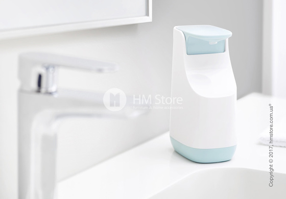 Диспенсер для жидкого мыла Joseph Joseph Slim, White and Blue. Купить