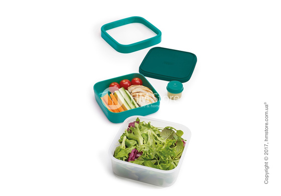 Контейнер для салата Joseph Joseph GoEat Space-saving Salad Box, Turquoise