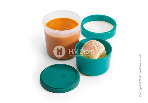 Контейнер для супа Joseph Joseph GoEat Space-saving Snack pot, Turquoise Контейнер для супа Joseph Joseph GoEat Space-saving Snack pot, Turquoise
