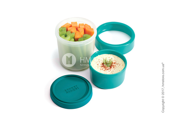 Контейнер для снэков Joseph Joseph GoEat Space-saving Snack pot, Turquoise