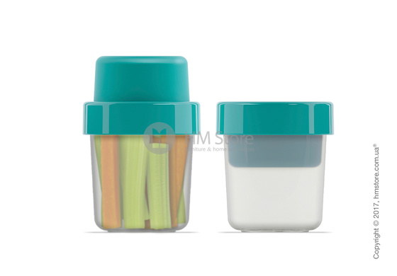 Контейнер для снэков Joseph Joseph GoEat Space-saving Snack pot, Turquoise