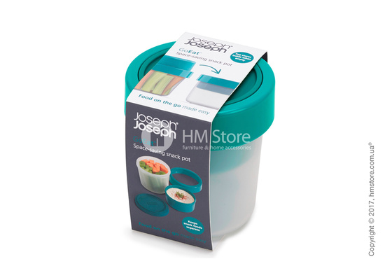 Контейнер для снэков Joseph Joseph GoEat Space-saving Snack pot, Turquoise