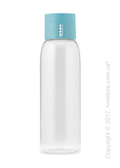 Бутылка для воды Joseph Joseph Dot with Hydration Counting Lid, Light Blue 600 мл